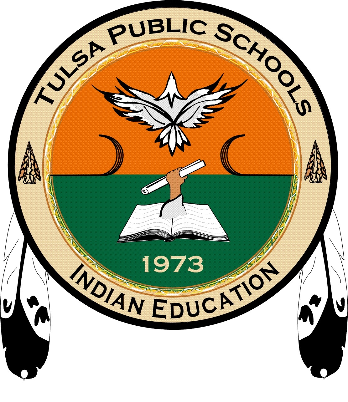 The official seal of Indian Education at Tulsa Public Schools